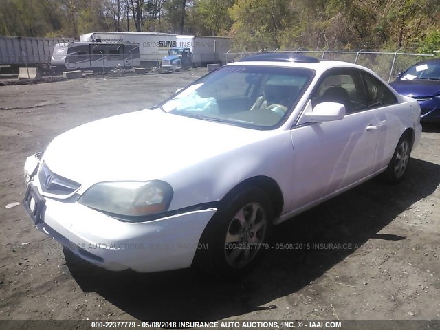 19UYA42493A008783 - 2003 ACURA 3.2CL WHITE photo 2