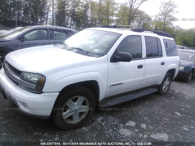 1GNET16S536220660 - 2003 CHEVROLET TRAILBLAZER EXT WHITE photo 2