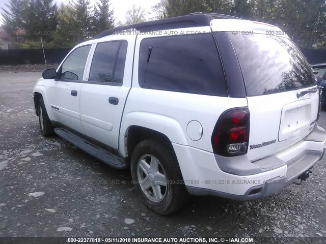 1GNET16S536220660 - 2003 CHEVROLET TRAILBLAZER EXT WHITE photo 3