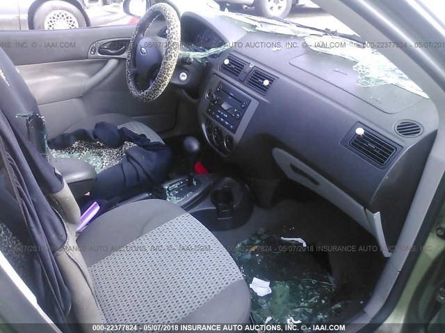 1FAHP34NX7W193714 - 2007 FORD FOCUS ZX4/S/SE/SES 绿色 照片 5