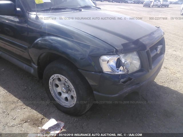 1FMZU67K44UA98062 - 2004 FORD EXPLORER SPORT TR  GREEN photo 6