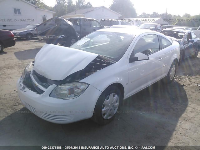 1G1AT18H197168979 - 2009 CHEVROLET COBALT LT WHITE photo 2