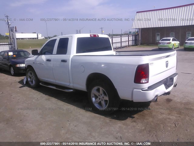 1C6RD6FT7CS237083 - 2012 DODGE RAM 1500 ST WHITE photo 3