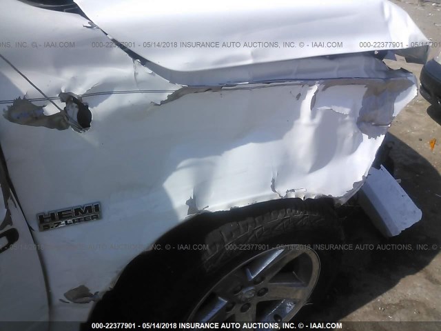 1C6RD6FT7CS237083 - 2012 DODGE RAM 1500 ST WHITE photo 6