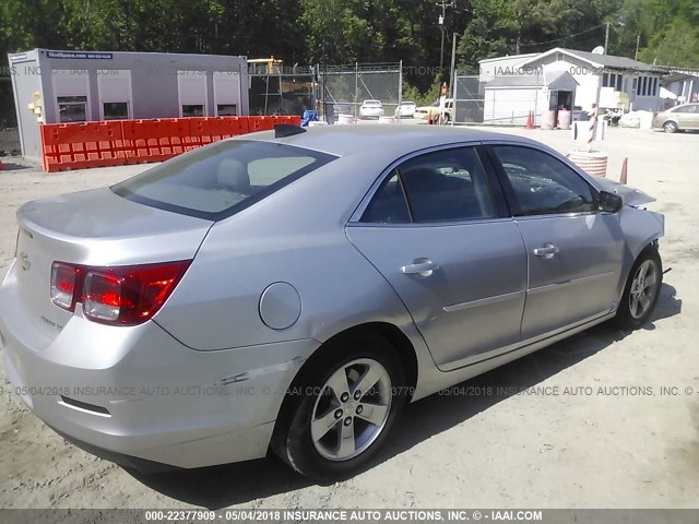 1G11A5SL6FF315342 - 2015 CHEVROLET MALIBU LS 银色 照片 4