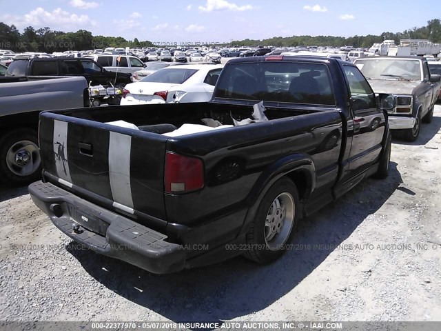 1GCCS14W518231958 - 2001 CHEVROLET S TRUCK S10 BLACK photo 4