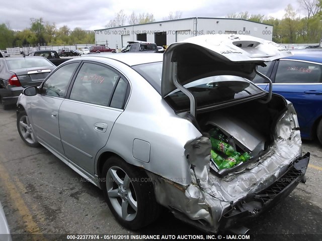 1N4BL11D76C108359 - 2006 NISSAN ALTIMA SE/SL/SE-R SILVER photo 3