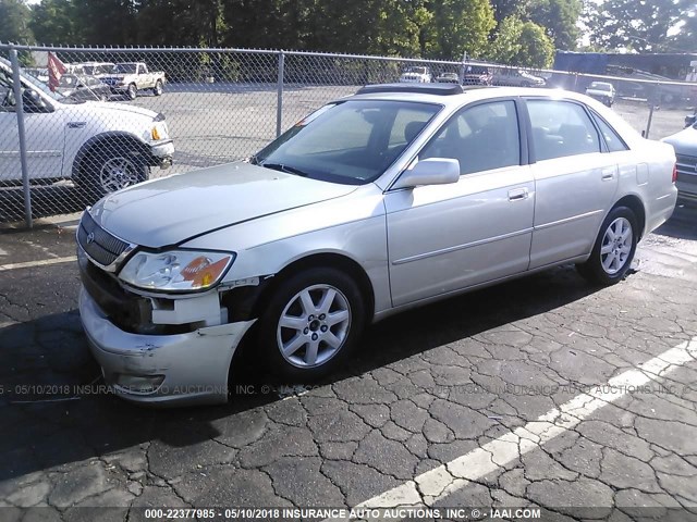 4T1BF28B02U257496 - 2002 TOYOTA AVALON XL/XLS SILVER photo 2