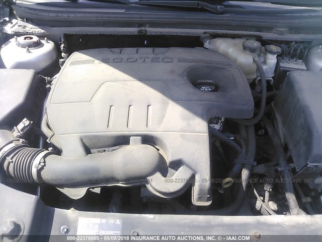 1G1ZC5E12BF277996 - 2011 CHEVROLET MALIBU 1LT 银色 照片 10