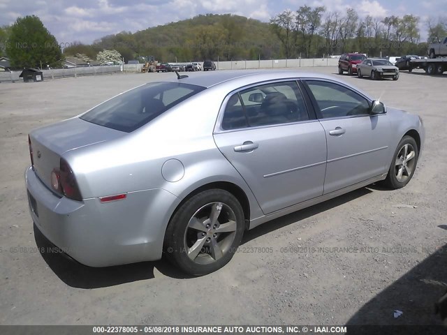 1G1ZC5E12BF277996 - 2011 CHEVROLET MALIBU 1LT 银色 照片 4