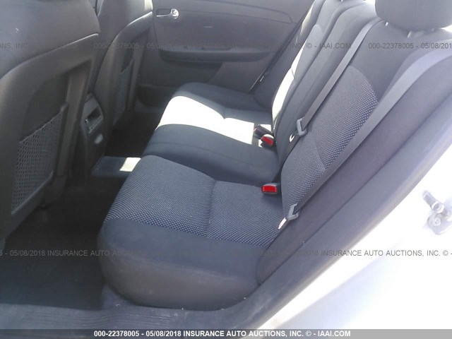 1G1ZC5E12BF277996 - 2011 CHEVROLET MALIBU 1LT 银色 照片 8