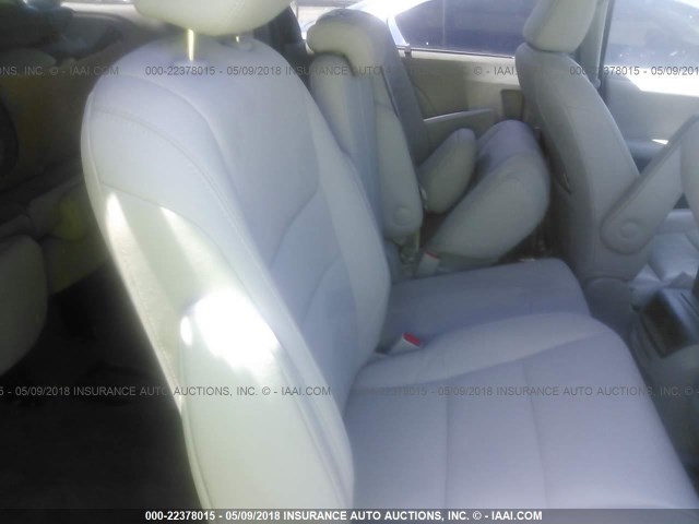 5TDYK3DC2FS658119 - 2015 TOYOTA SIENNA XLE/LIMITED SILVER photo 8