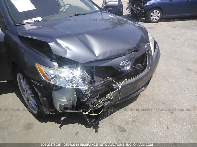 4T1BE46K59U864683 - 2009 TOYOTA CAMRY SE/LE/XLE SILVER photo 6