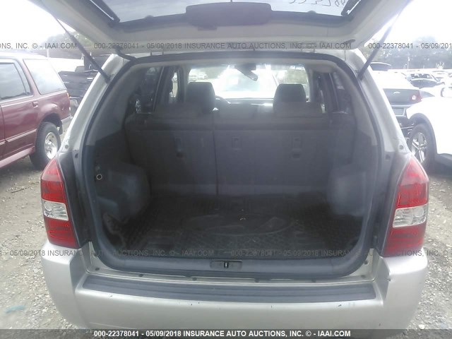 KM8JM12B45U107254 - 2005 HYUNDAI TUCSON GL GRAY photo 8