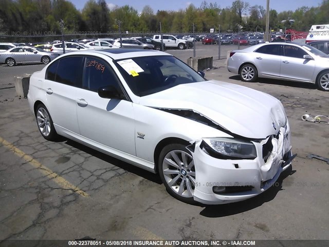 WBAPK5C55BA662776 - 2011 BMW 328 XI SULEV WHITE photo 1