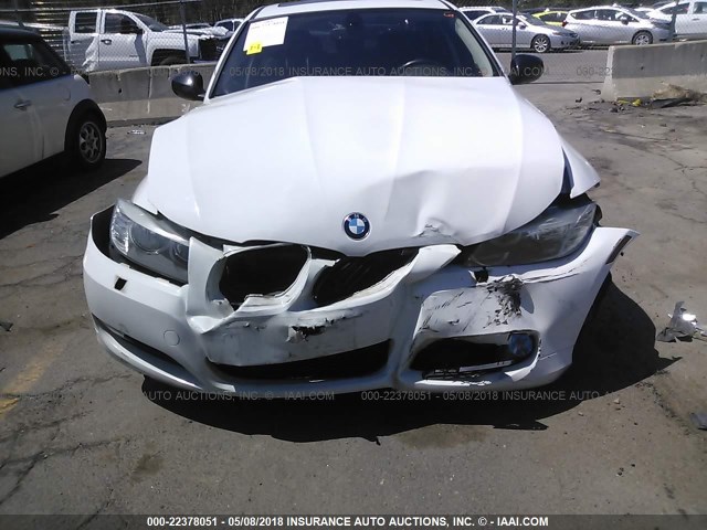 WBAPK5C55BA662776 - 2011 BMW 328 XI SULEV WHITE photo 6