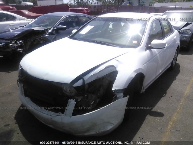 1HGCP26439A173969 - 2009 HONDA ACCORD LXP WHITE photo 2