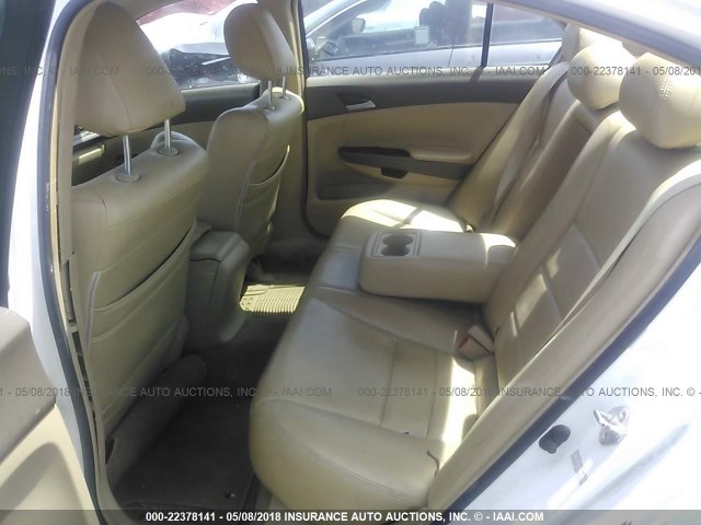 1HGCP26439A173969 - 2009 HONDA ACCORD LXP WHITE photo 8