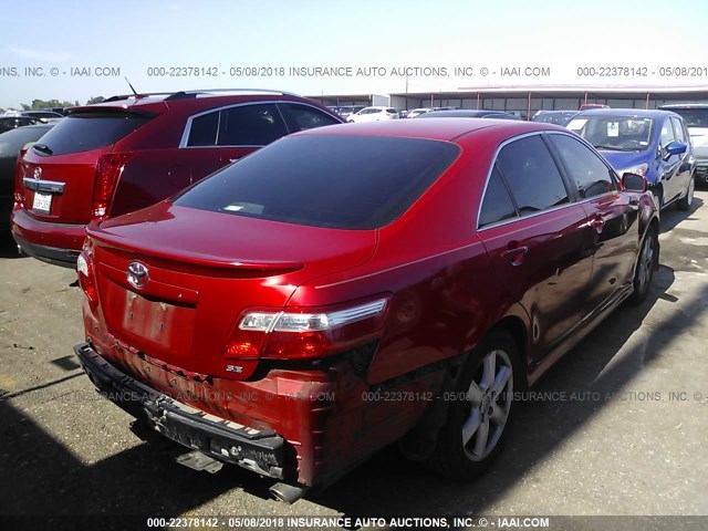 4T1BK46K69U074401 - 2009 TOYOTA CAMRY SE/LE/XLE 红色 照片 4