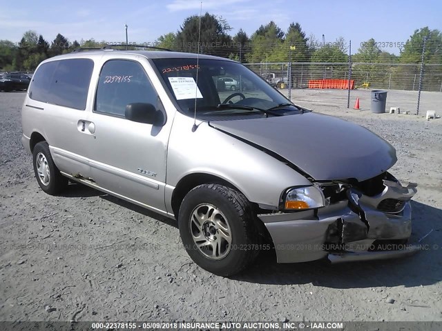 4N2XN11T6YD837724 - 2000 NISSAN QUEST SE/GLE/GXE TAN photo 1