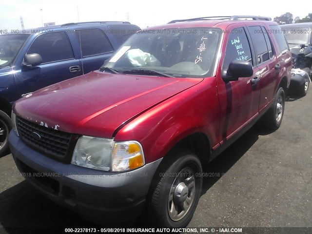 1FMZU62K23ZA55347 - 2003 FORD EXPLORER XLS/XLS SPORT RED photo 2