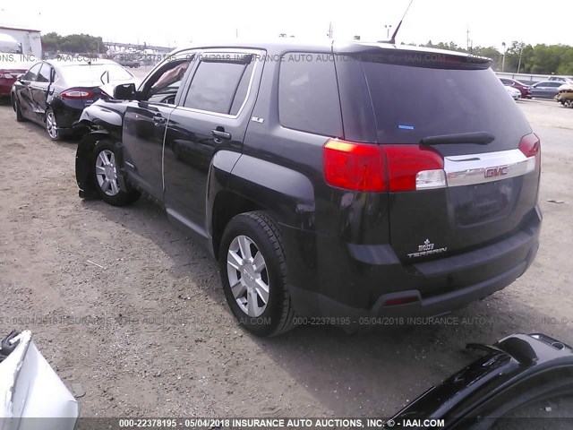 2CTALMECXB6359179 - 2011 GMC TERRAIN SLE BLACK photo 3