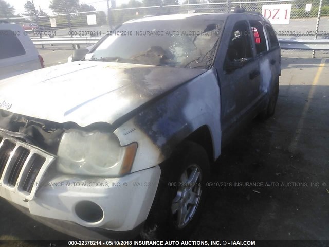 1J4GR48K55C539781 - 2005 JEEP GRAND CHEROKEE LAREDO/COLUMBIA/FREEDOM თეთრი ფოტო 6