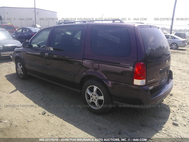 1GNDV23147D204345 - 2007 CHEVROLET UPLANDER LS BURGUNDY photo 3
