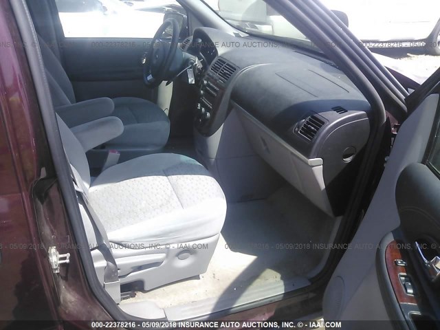 1GNDV23147D204345 - 2007 CHEVROLET UPLANDER LS BURGUNDY photo 5