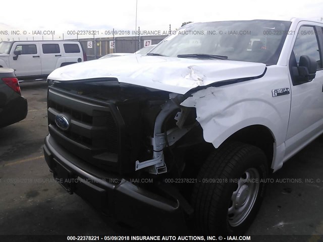 1FTEW1EF3FKD42465 - 2015 FORD F150 SUPERCREW WHITE photo 6