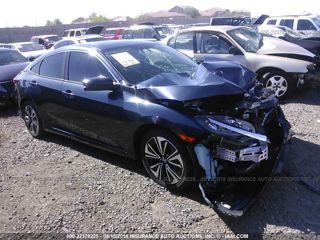 19XFC1F7XGE040339 - 2016 HONDA CIVIC EXL BLACK photo 1