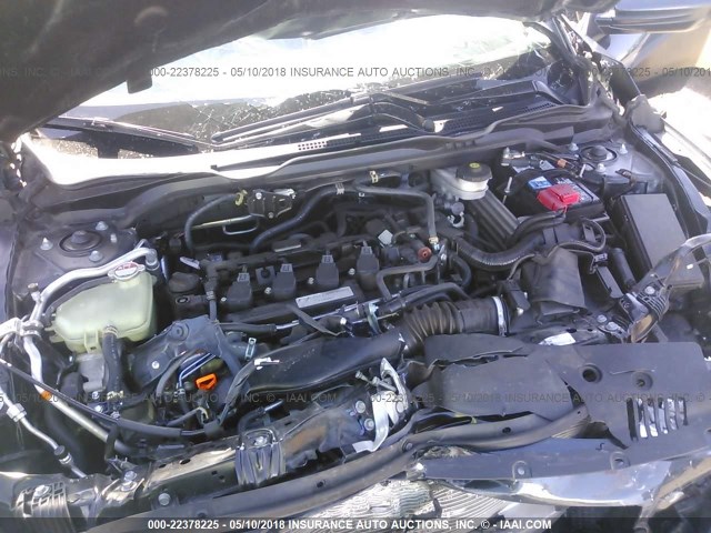 19XFC1F7XGE040339 - 2016 HONDA CIVIC EXL BLACK photo 10