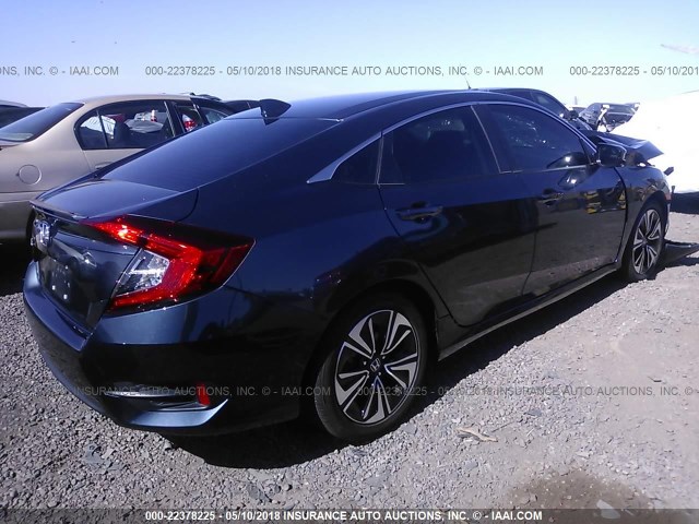 19XFC1F7XGE040339 - 2016 HONDA CIVIC EXL BLACK photo 4