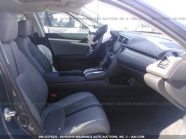 19XFC1F7XGE040339 - 2016 HONDA CIVIC EXL BLACK photo 5