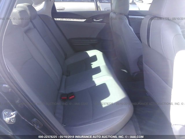 19XFC1F7XGE040339 - 2016 HONDA CIVIC EXL BLACK photo 8