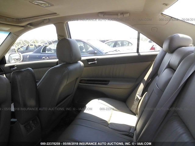 4T1BF30K82U007103 - 2002 TOYOTA CAMRY LE/XLE/SE თეთრი ფოტო 8