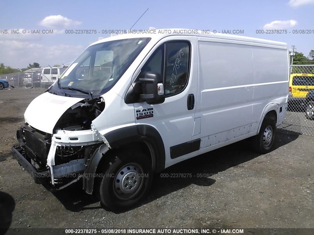 3C6TRVAG9HE525788 - 2017 RAM PROMASTER 1500 1500 STANDARD WHITE photo 2