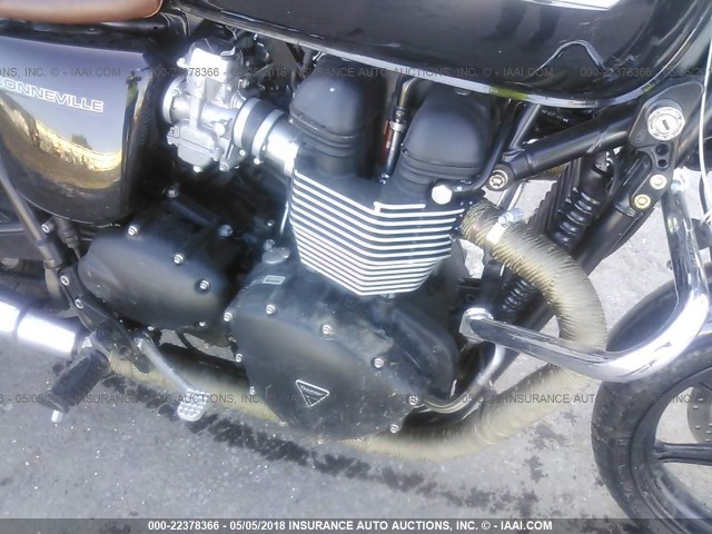 SMT900K15FT684551 - 2015 TRIUMPH MOTORCYCLE BONNEVILLE BLACK photo 10