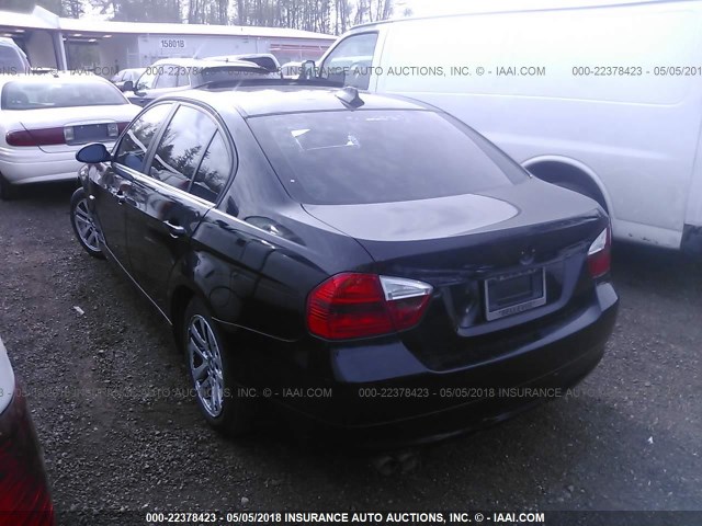 WBAVB17586NK35231 - 2006 BMW 325 I AUTOMATIC BLACK photo 3