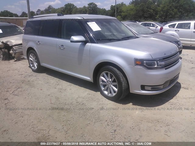 2FMHK6D89EBD29748 - 2014 FORD FLEX LIMITED SILVER photo 1