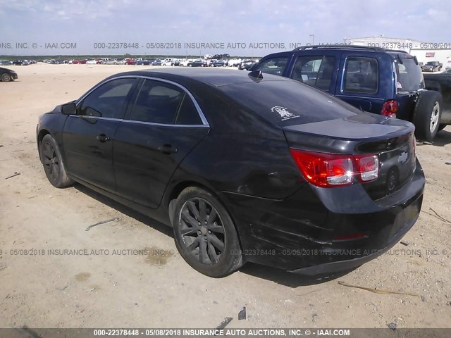 1G11E5SA0DF190533 - 2013 CHEVROLET MALIBU 2LT BLACK photo 3