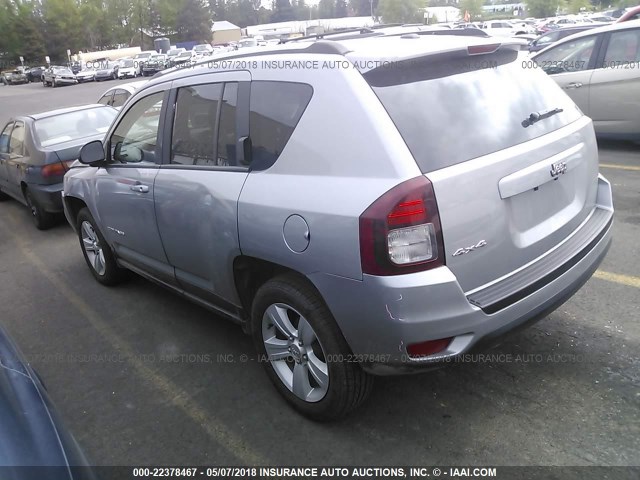 1C4NJDBB2HD142802 - 2017 JEEP COMPASS SPORT GRAY photo 3