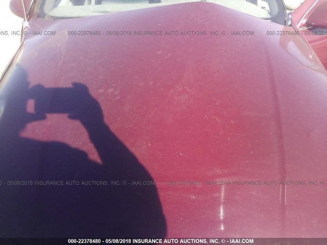 1FACP5244NG228173 - 1992 FORD TAURUS GL BURGUNDY photo 10