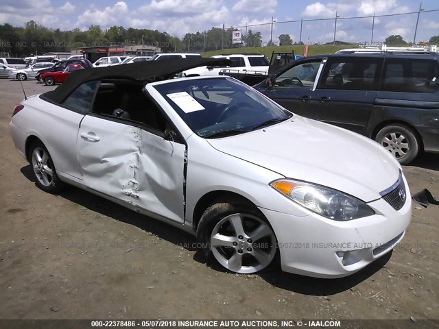 4T1FA38P85U049727 - 2005 TOYOTA CAMRY SOLARA SE/SLE თეთრი ფოტო 1