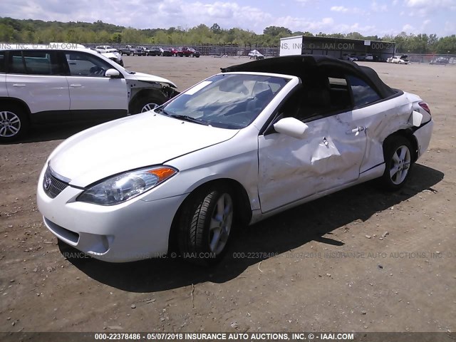 4T1FA38P85U049727 - 2005 TOYOTA CAMRY SOLARA SE/SLE თეთრი ფოტო 2