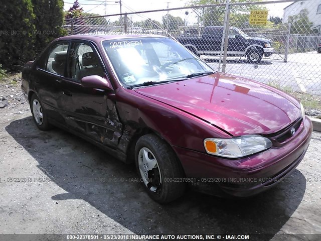 2T1BR18E2XC259450 - 1999 TOYOTA COROLLA VE/CE/LE RED photo 1