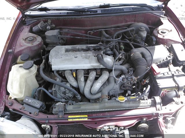 2T1BR18E2XC259450 - 1999 TOYOTA COROLLA VE/CE/LE RED photo 10