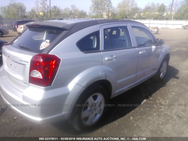 1B3HB48A19D107812 - 2009 DODGE CALIBER SXT SILVER photo 4