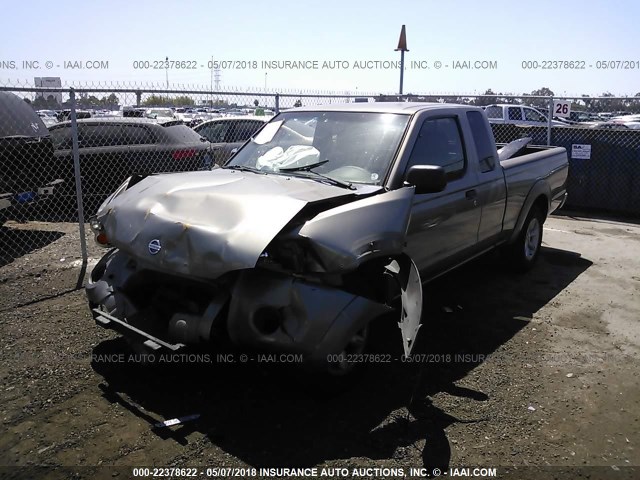 1N6DD26T04C480450 - 2004 NISSAN FRONTIER KING CAB XE GRAY photo 2