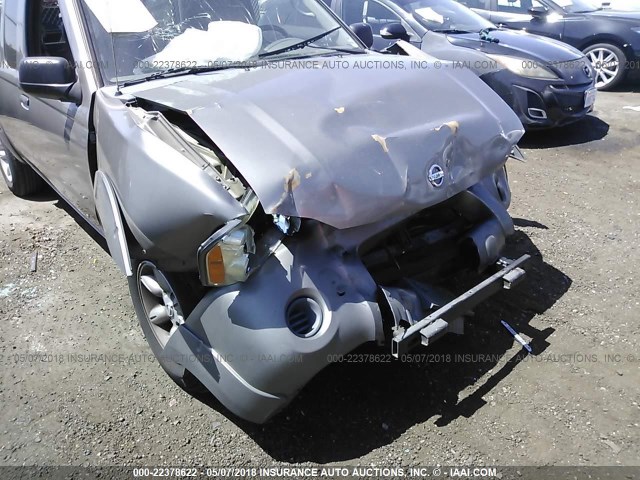 1N6DD26T04C480450 - 2004 NISSAN FRONTIER KING CAB XE GRAY photo 6